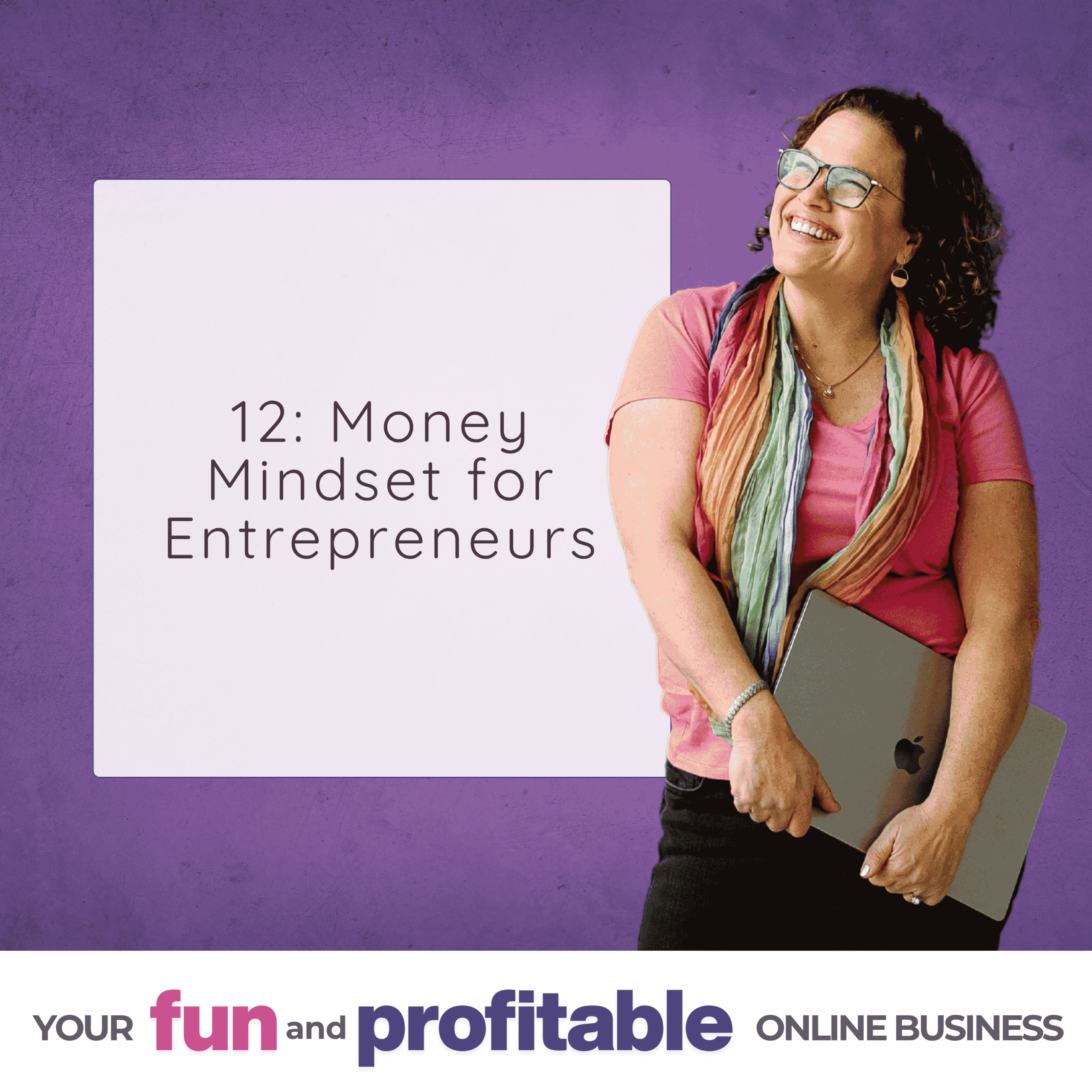 Cover artwork for episode 12, Overcoming Money Blocks for Business Owners